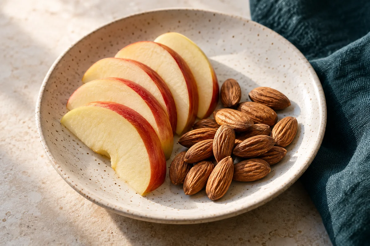 Almonds & apple